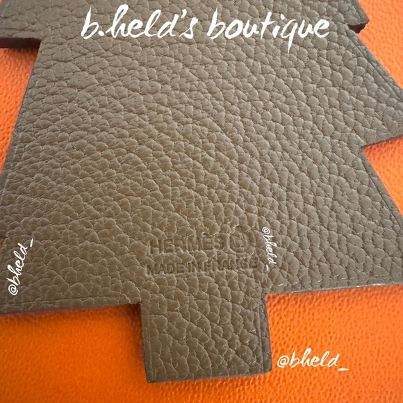 Hermès Pine Tree Charm Petit H (Leather & Silk) Brand New NWT - Picture 8 of 16